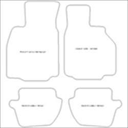 Porsche 911 Carrera 4 Car Mats